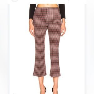 Smythe new with tags pull on cropped check pants - size XS
